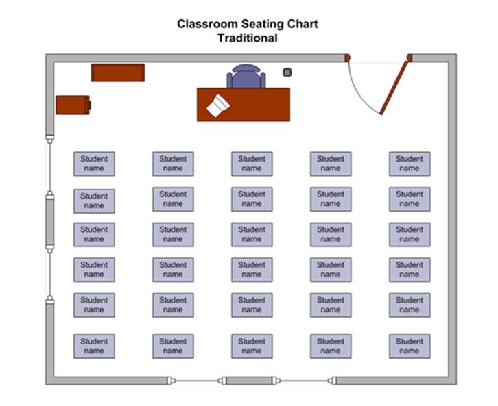 free seating chart template for excel on a mac